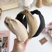 알럽 린넨 꼬임 고퀄리티 헤어터번 반다나 헤어밴드 머리띠 3컬러