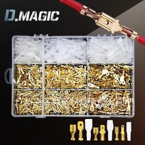 납작단자 900PCS 평단자 신주 터미널 PG 보호캡, 신주단자 900PCS, 1개