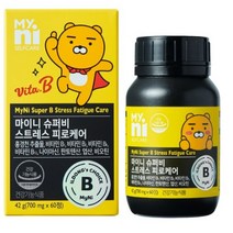 마이니 슈퍼비 스트레스 피로케어, 1개, 60정