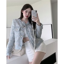 봄트위드자켓 요즘유행하는자켓 하객룩자켓 숏재킷