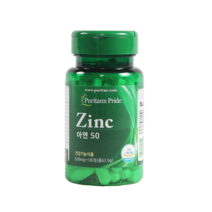 퓨리탄프라이드 아연 50mg 100정 100일분