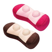 목지압 베개 경추 마사지베게 알팍스 목마사지베게, 브라운