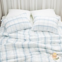 꿀팡 여름이불 냉감 홑 시어서커 이불