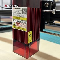 레이저각인기 레이저마킹기 CO2레이저 aufero 목재 절단 레이저 조각기 휴대용 미니 diy 마킹 프린터 커터 기계 데스크탑 도구 조각 금속 스톤 로터리, 엄지 나사, 1개