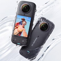 쉐도우스톤 인스타 360 ONE X3 모션 카메라 360, X3 여행 루어 셀카 패키지 1개 블랙