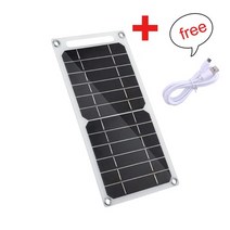 캠핑 태양열 발전기 소형 무소음 미니 태양광 가정용 20w 12v 태양 전지 패널 야외, 사막 위장