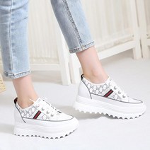 아크라 베로나 여성 키높이 스니커즈 통굽 운동화 슬립온 6cm