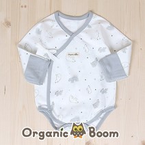 오가닉붐 신생아용 백곰 배냇슈트 사계절