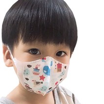 미소담은마스크 3D 마스크 50매 유아 아동 새부리형 어린이 초등학생 유치원 캐릭터 입체, 1매입, 초소형 3D 바다바람