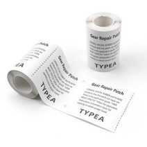 심실링 대용량 방수 텐트 타프 천막 그늘막 비닐 튜브 패딩 보수 수리 키트 수선 패치 킷, 수선 방수패치 1롤