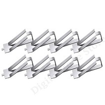 초정밀 Ender 3 뜨거운 침대 인쇄 플랫폼 격자 유리 고정 클램프 3D 프린터 부품에 대 한 4Pcs 봄 차례 클, 01 8Pcs