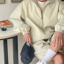 투웨이 오버핏 셋업3종 / 바람막이자켓 반바지 긴바지