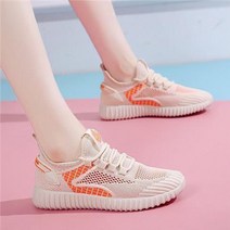 지엘 여성용 봄 여름 통기성 발 편안한 경량 캐주얼 운동화