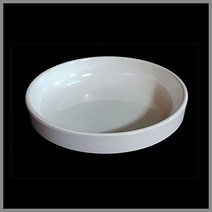 대명멜라민 미색 - 멜라민 신 굽찬기 (국내생산 멜라민 흰그릇 하얀그릇 업소용그릇), (A-213), 3호