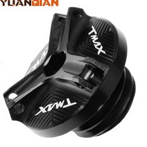 야마하 mt03 YZF 오토바이 엔진 오일 필러 컵 플러그 커버 나사 야마하 R6 R1 R3 R25 MT07 TMAX 500 530 F, 14 TMAX logo black