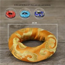 요가 매트 요가 tibetan 노래 그릇 매트 히말라야 손 망치 차크라 명상 종교 신념, 8cm