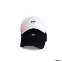 볼캡 (원) 화이트 야구모자 캡모자 데일리 남여