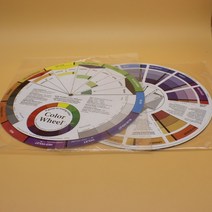 조색표 cmyk색상표 페인트색상표 Biotouch 믹싱 가이드 컬러 휠 직경 23.5cm 마이크로 안료 혼합물 문신 잉, 한개옵션0