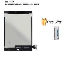아이패드 액정 자가 수리 키트 접착제 9.7 "ipad Pro 2016 A1673 LCD 디스플레이 터치 스크린 디지타, 02 Black