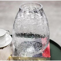 오브제화병 유리화병 화병 대형유리화병 꽃병 오브제 달항아리화병 크리스탈화병 대형 유리 화병 원형유리화병, 실버크리스탈화병