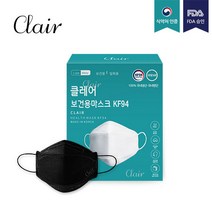 [K쇼핑]클레어 보건용 마스크 KF94 200매 (화이트), 50개입, 1세트, 흰색