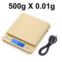 전자 저울 캐리어 무게측정기 자전거 판저울 저울계 농산물 정육 실험용 Usb 90, 협력사, 금-500g
