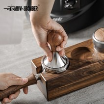 MHW-3BOMBER 써니돌 핸들 커피 탬퍼, 51mm, 블랙