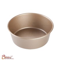 이홈베이킹 금색원형팬미니슬로프11.5x4.2 햄버거빵틀