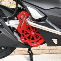 바이커스 라지에이터 가드 혼다 PCX 회전 팬 커버 21-22 pcx 125 튜닝 파츠, Red - 레드