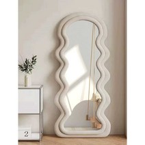 물결 유럽 구름 웨이브 카페 전신 거울, J