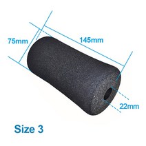 랫풀다운 맥 그립 스폰지 슬리브 휘트니스 장비 핸들 교체 튜브 Supine 보드 Hand, 03 Size 3