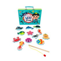 엄지교육 자석 낚시놀이 자석 낚시 장난감 자석 낚시게임 낚시놀이 유아 집중력 놀잇감 장난감 교구 유치원교구 어린이집교구