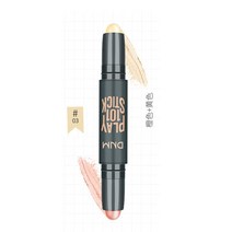촉촉한 커버 커버력좋은 파운데이션 광채 스틱 물광 하이라이터 건성 복합성 매트 쿠션 컨실러 프라이머 블러셔 더블 엔드 페이스 메이크업 크림 연필 여성 화장품 페이셜 메이크업 펜, 03