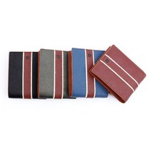 G6134 에스깔리아 배색 디자인 가죽 머니클립 반지갑