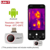 스마트폰열화상카메라 UNI-T 열 화상 카메라 UTI260M UTI256M 적외선 스마트 폰 해상도 픽셀 256x192 PCB 회로 오류 테스트, [02] UNI-T256M