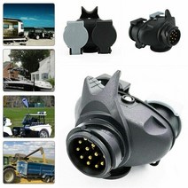 견인 봉 전기 내구성 커넥터 소켓 플매트 카펫 러그 와이어링 헤비 듀티 트레일러 트럭