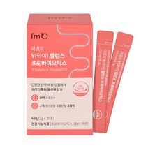 아임오 와이(Y)밸런스 프로바이오틱스 장내 유익균 증식 유산균 30억 CFU, 30포, 2g