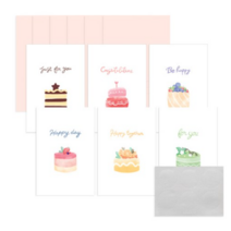 왈가닥스 엽서 + 봉투 6종 세트, 스위트, 8세트