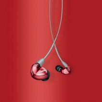SHURE SE535LTD NEW 레드 슈어 이어폰 68337, USB-C 젠더