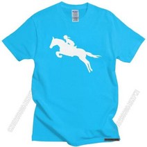 승마복 말 쇼 점프 티셔츠 남자 PreShrunk 코튼 잘 생긴 티셔츠 패션 승마 라이더 티 탑스 착용 Streetwear Merch