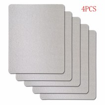 4 개/몫 15x12cm Mica 플레이트 시트 파나소닉 LG Galanz Midea 등. 전자 레인지 오븐 수리 부품, 단일옵션