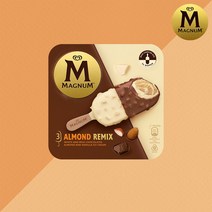 매그넘 아이스크림 아몬드 리믹스팩 (3개입), 3팩, 55ml