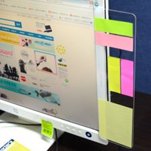 책상컴퓨터메모판 미니 체크리스트 꼼꼼포스트잇, 상단