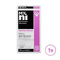 마이니 여성 남성 활력 멀티비타민 미네랄 종합 영양제 비타민 A C D E B군 복합제 B1 B2 B6 B12 엽산 비오틴 나이아신 판토텐산 마그네슘 아연 셀레늄 구리 철분 캡슐, 1세트, 여성 활력 멀티 비타민 미네랄 우먼 60정