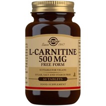 솔가 L 카르니틴 엘카르니틴 유리형 500 mg 60정