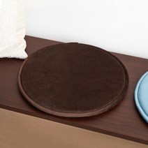 바이츠 벨벳 원형방석_브라운