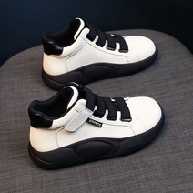 Y.GA 봄 가을 여성 발편한 구두 여자 스니커즈 미끄럼 방지 마모 방지 4cm 통굽 고무창