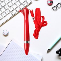 윰팬시 목걸이 부드러운 특이한 귀여운 볼펜 판촉물