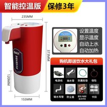 차량용커피포트 전기포트 12V 24V 자동차 커피포트, 지능형온도제어모델-빨간색