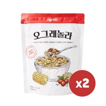 오그래놀라 300g 2팩 그래놀라 시리얼 아침식사 현미그래놀라